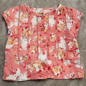 OshKosh B'gosh Floral Button-Up Shirt Baby 12 Months